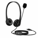 HP G2 Stereo USB Wired Headset (Black)