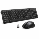 UGREEN MK006 Wireless Keyboard Mouse Combo Arabic English Black - Image 2