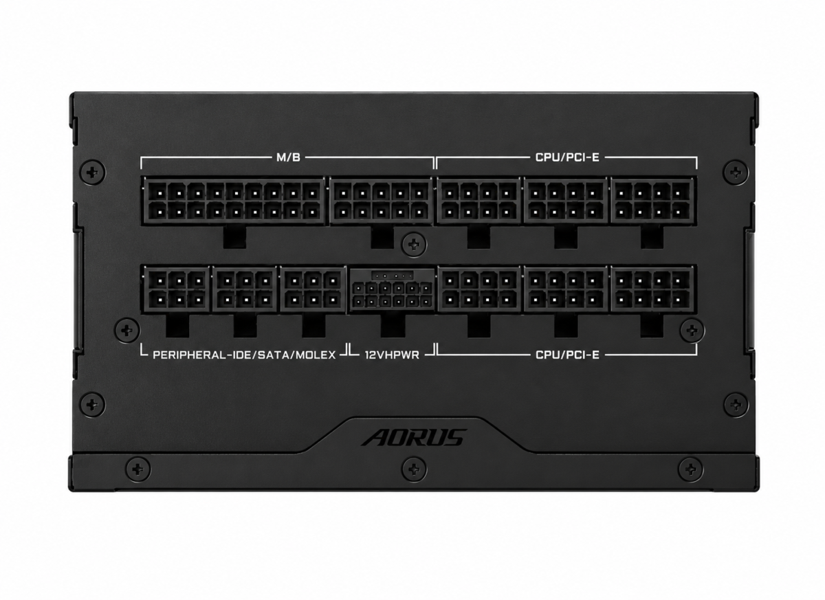 GIGABYTE AORUS  ELITE P1000W 80+ Platinum Modular PCIe 5.0 Power Supply - Image 2