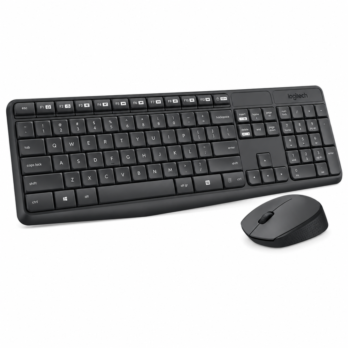 Logitech MK235 Wireless Keyboard & Mouse Combo (Black ) - Image 2