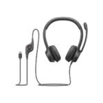 ⁦سماعة Logitech H390 USB-C سلكية (أسود)⁩ - الصورة ⁦4⁩