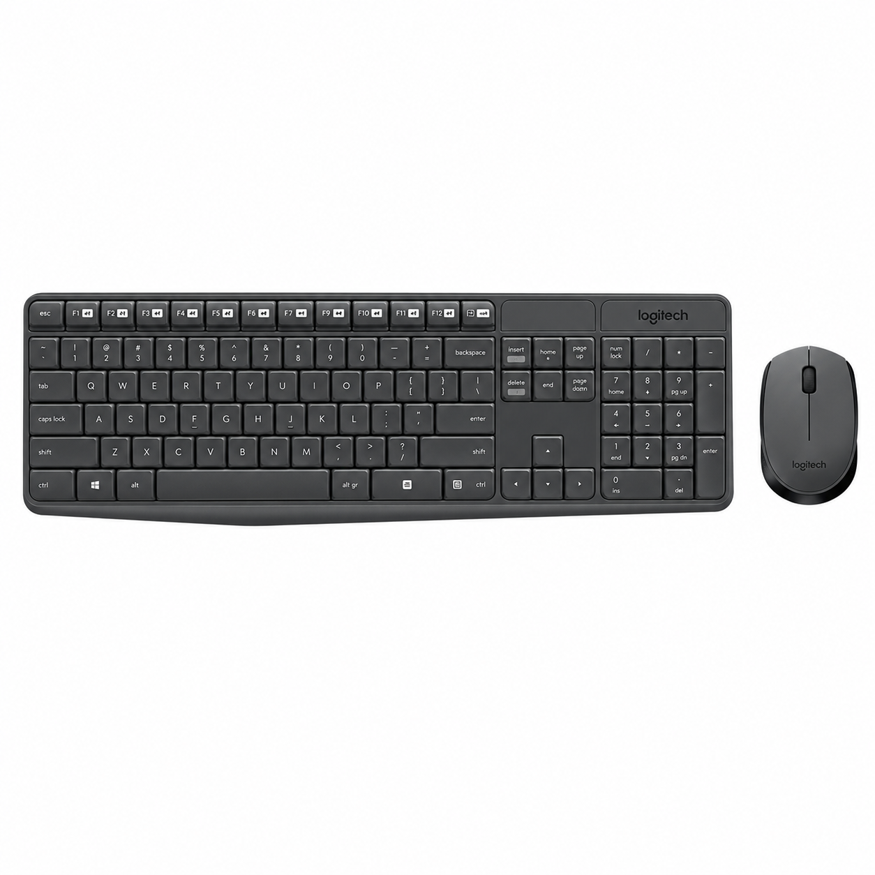 af910bea-65a9-4d0f-8f92-041739d100fc Logitech MK235 Wireless Keyboard & Mouse Combo (Black ) - Image 1