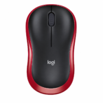 ماوس Logitech M185 لاسلكي (أحمر 910-002237)