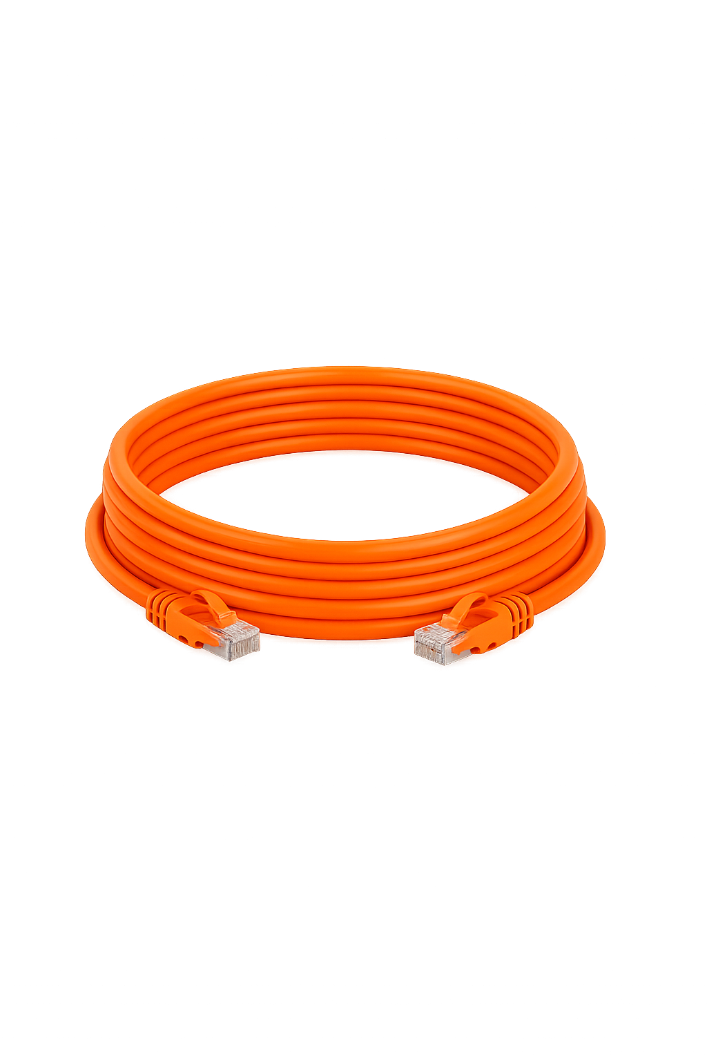 34cba1fd-cafa-41d7-8677-2db30cc0b463 كابل شبكة Prolink CAT6 غير محمي بطول 10 متر مع توصيل T568B وغطاء LSZH (برتقالي) - الصورة 1