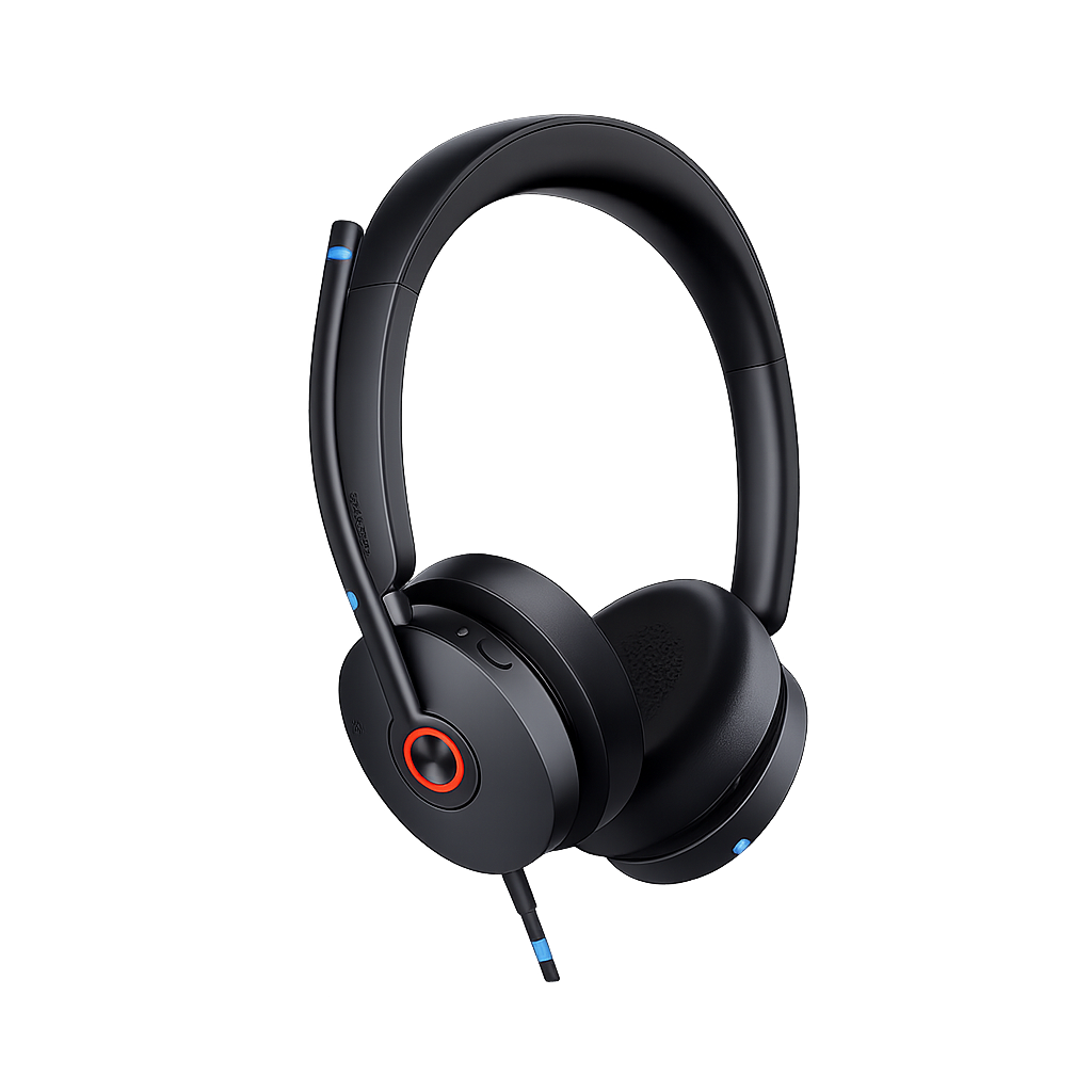 5dbcc658-c28f-4842-9aad-6ec2f5ac2dae Yealink UH48 USB-C Wired Headset - Black - Image 1