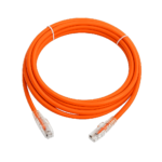 كابل شبكة Prolink CAT6 غير محمي بطول 3 متر مع توصيل T568B وغطاء LSZH (برتقالي)