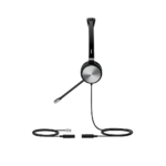 Yealink YHS36 Dual Analog Wired Headset (Black) - Image 3
