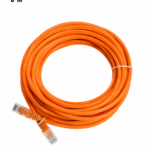 كابل شبكة Prolink CAT6 غير محمي بطول 5 متر مع توصيل T568B وغطاء LSZH (برتقالي)