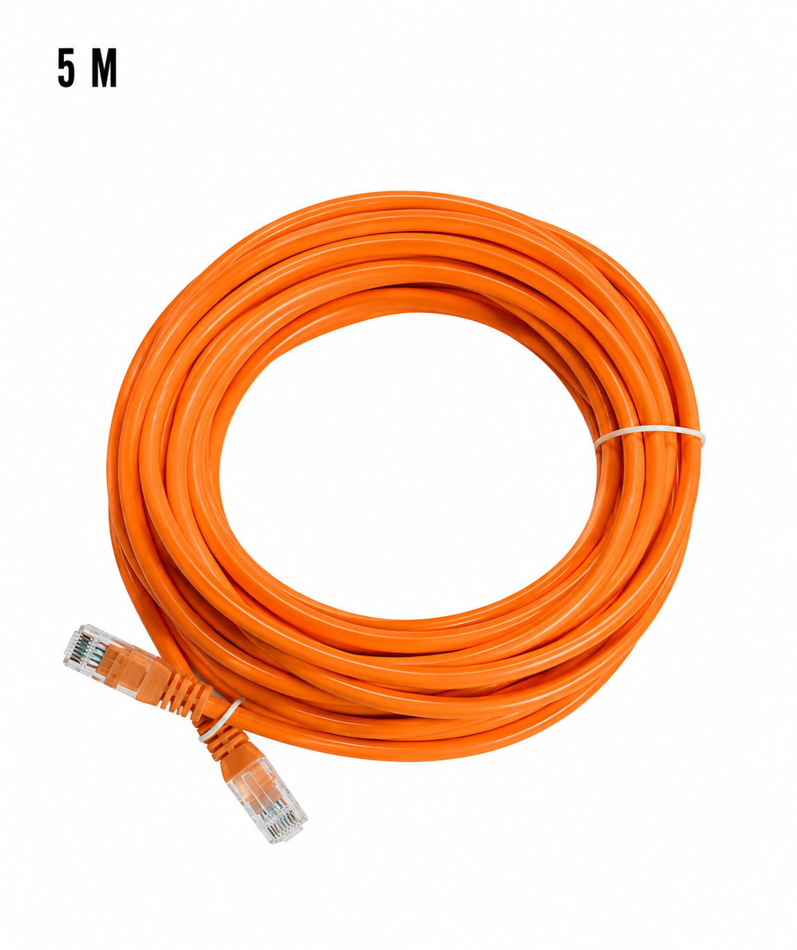 8613c038-7be5-4d78-9e1f-f21705754b71 كابل شبكة Prolink CAT6 غير محمي بطول 5 متر مع توصيل T568B وغطاء LSZH (برتقالي) - الصورة 1