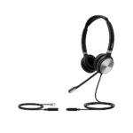 Yealink YHS36 Dual Analog Wired Headset (Black) - Image 2