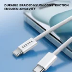 SEEKEN SPDC-171 60W USB-C to USB-C Braided Fast Charging Cable (1 meter) - Image 4