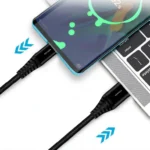 كابل سيكين SC-L11 مضفر USB إلى Lightning بقدرة 30 واط بطول متر - الصورة 3