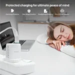 SEEKEN SND-892 CHARGER WITH
USB TO TYPEC CABLE-WH - Image 2