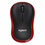 M185 Wireless Mouse Black-Red