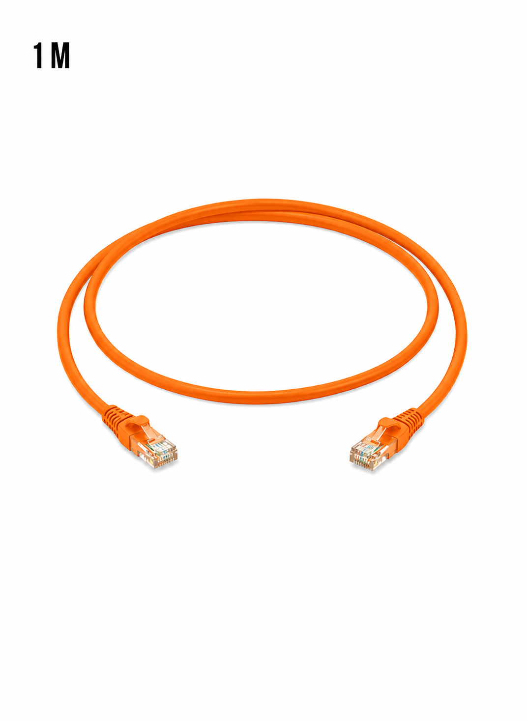 aea5f73c-ce15-45c8-a3d2-620a72abcfea كابل شبكة Prolink CAT6A محمي S/FTP بطول 1 متر مع توصيل T568B وغطاء LSZH (برتقالي) - الصورة 1