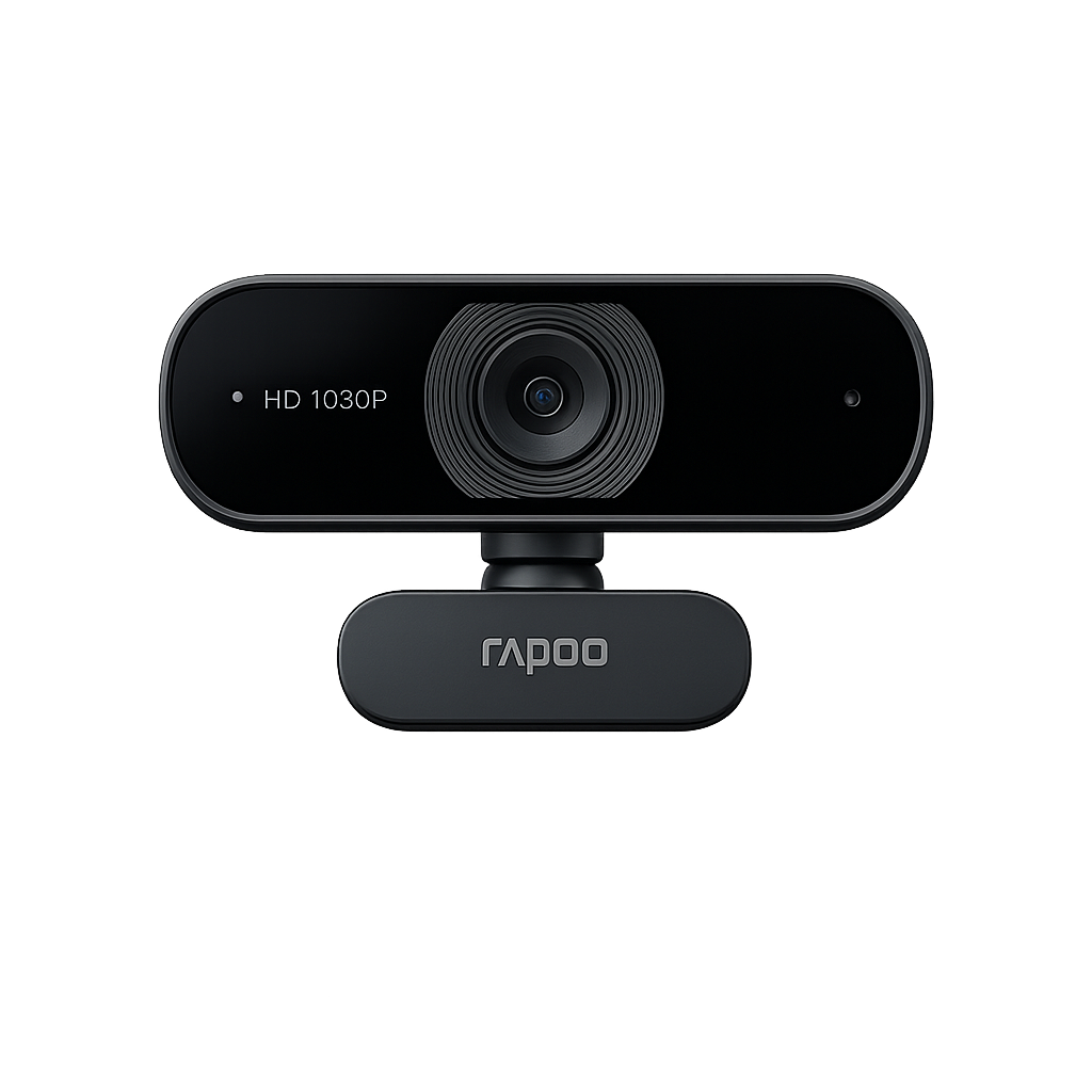 b368ec41-0de9-4ffd-b556-a6b39a9b2d54 Rapoo C260 Full HD Wired Webcam (Black) - Image 1
