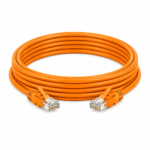 كابل شبكة Prolink CAT6A غير محمي بطول 10 متر مع توصيل T568B وغطاء LSZH (برتقالي)
