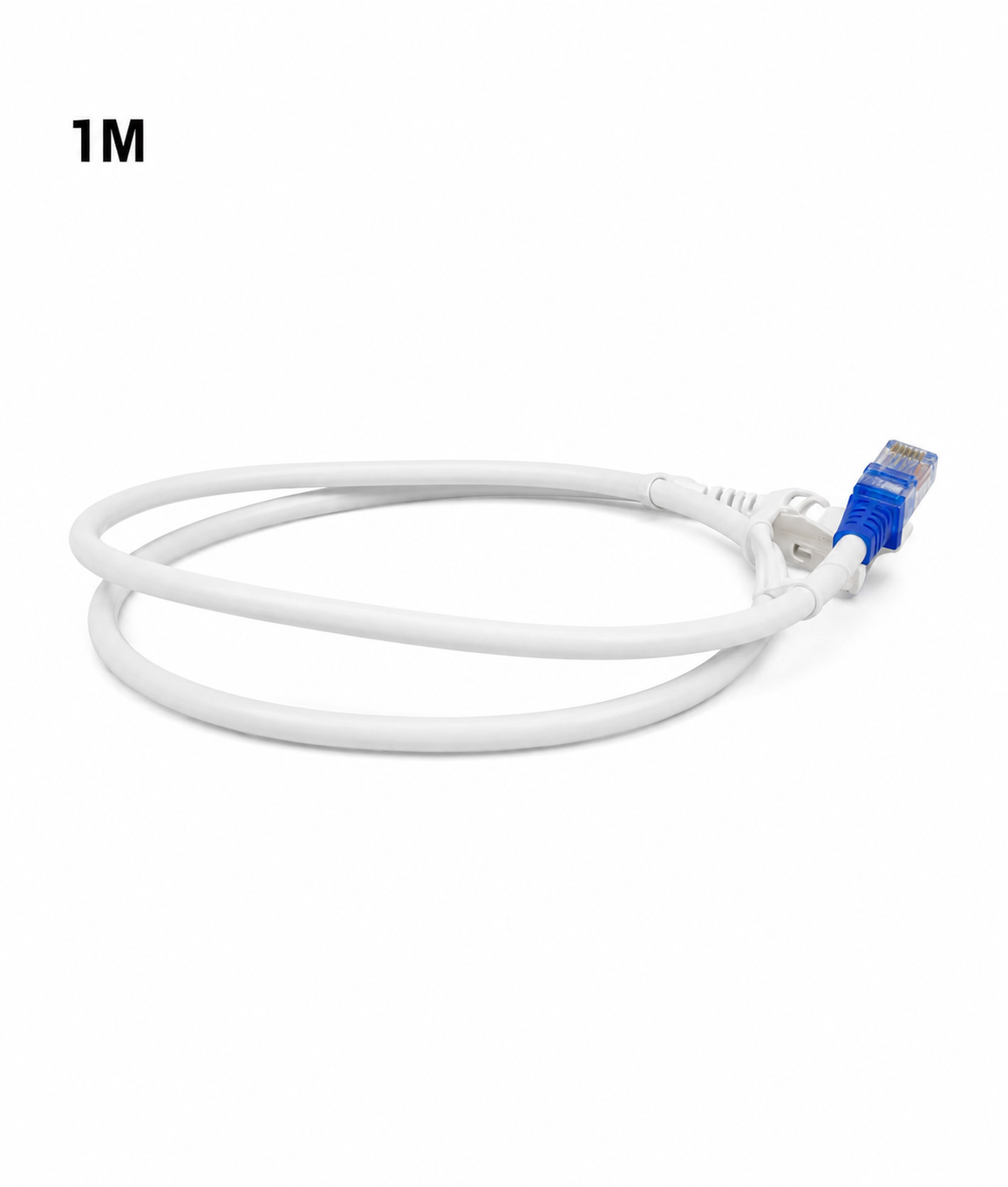 fc9b6871-c5b5-48e4-bf72-15c19a0c2ced كابل شبكة Prolink CAT6 غير محمي بطول 1 متر مع توصيل T568B وغطاء LSZH (أبيض) - الصورة 1